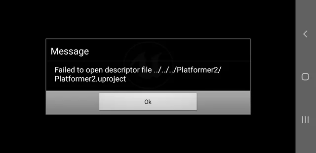 Failed to open descriptor file